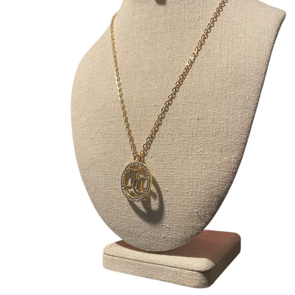 Juicy Couture Monogram Pendant Necklace